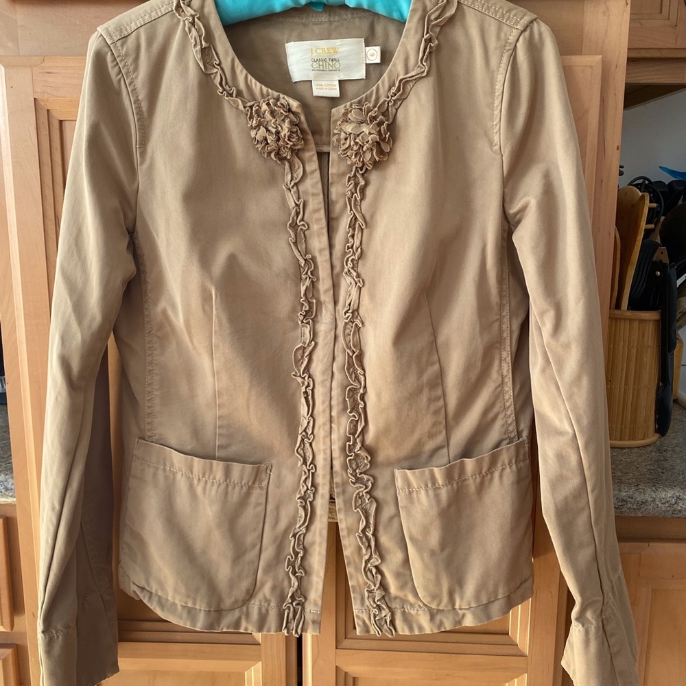Adorable J Crew chino jacket